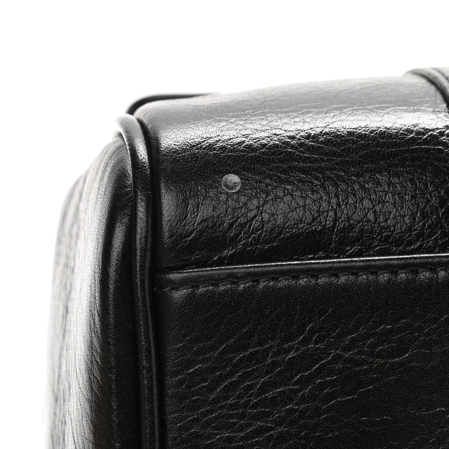 Soft Shine Calfskin Small Bayswater Black