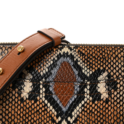 Chloe Calfskin Snakeskin Embossed Small Roy Bag Multicolor 7 of 9