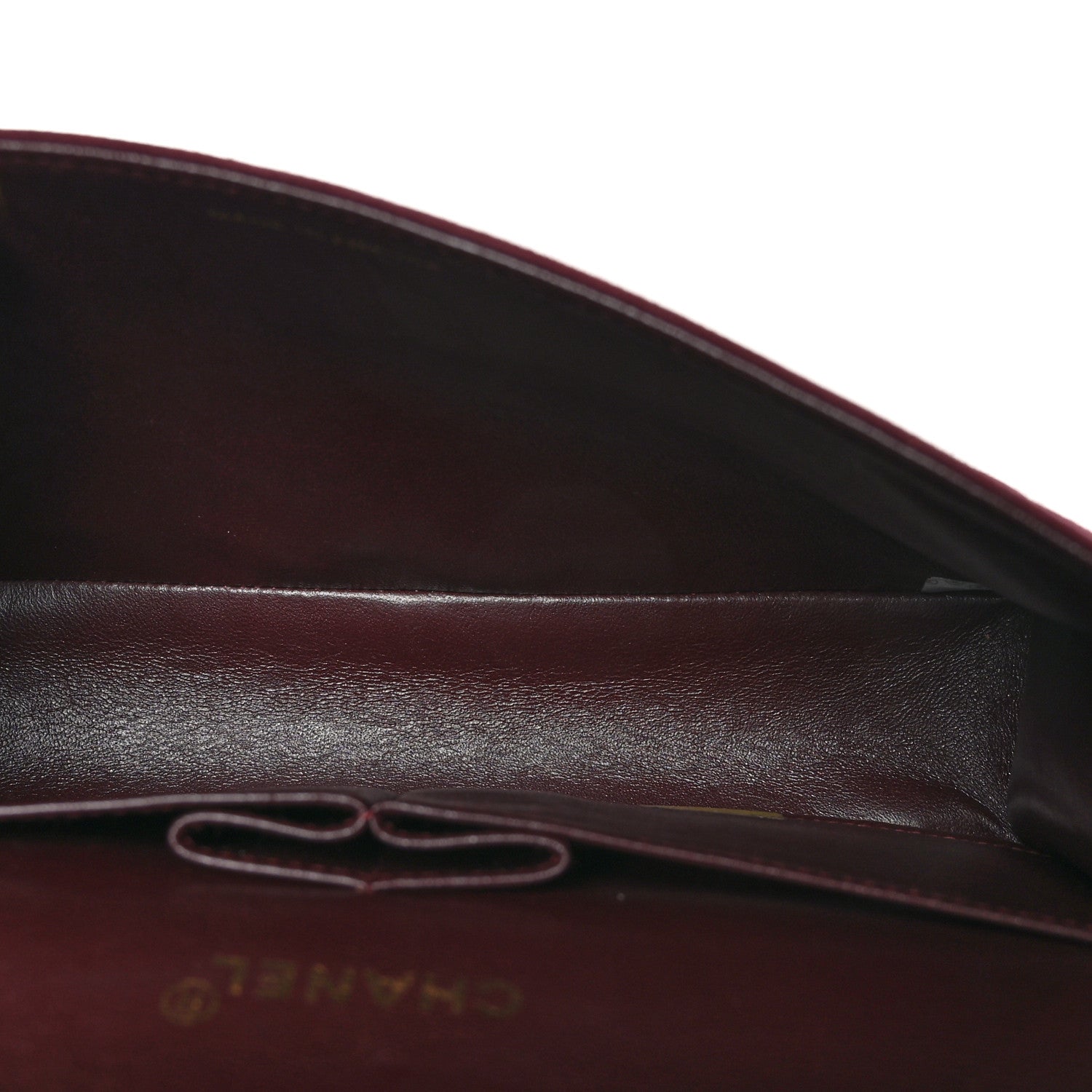 Chanel Suede Quilted Medium Double Flap Burgundy 5 of 10
