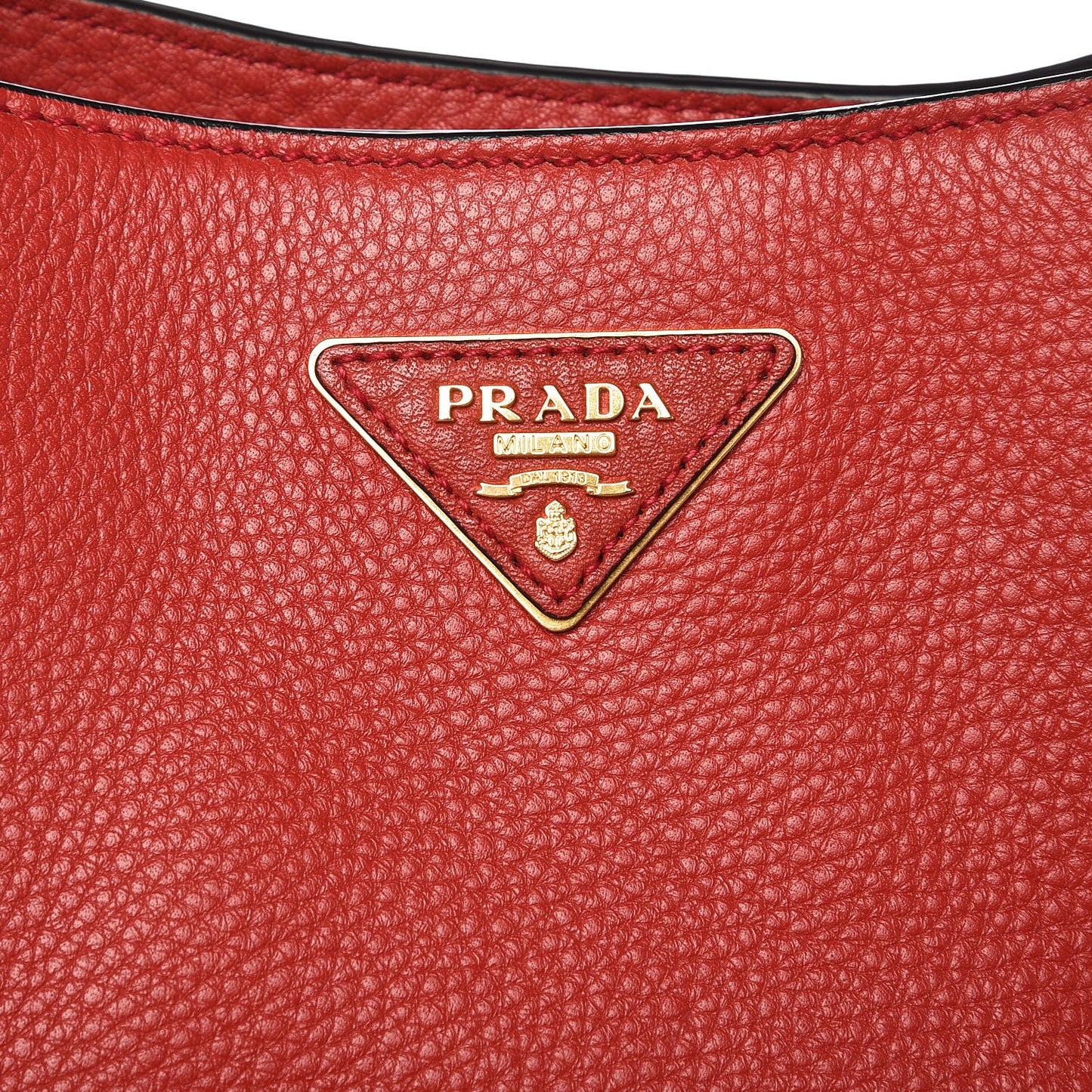 Vitello Daino Side Pocket Tote Rosso