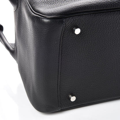 Hermes Taurillon Clemence Lindy 34 Black 9 of 10