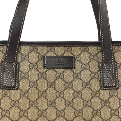 Gucci GG Supreme Monogram Small Joy Tote Dark Brown 8 of 15