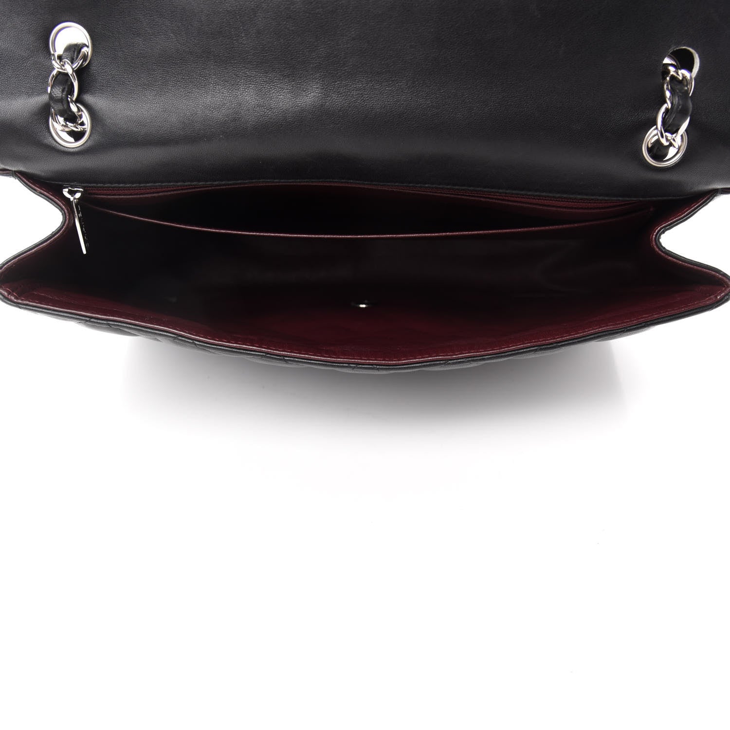 Chanel Lambskin Quilted Maxi Single Flap Black 5 of 13