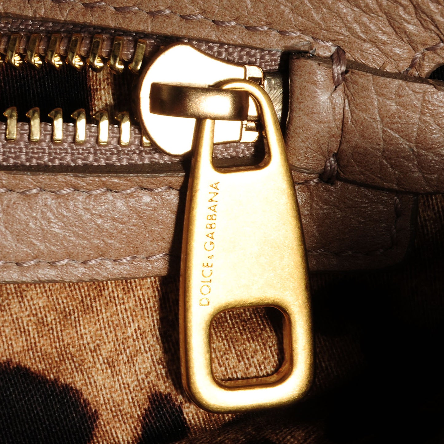 Grained Deerskin Large Miss Sicily Satchel Nude