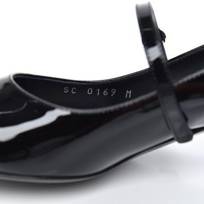 Louis Vuitton Patent Uniformes Silhouette Pumps 37.5 Black 8 of 8
