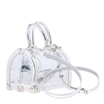 Louis Vuitton Monogram Miroir Speedy Trunk 20 Silver 3 of 9