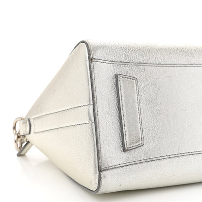 Givenchy Metallic Sugar Goatskin Small Antigona Silver 10 of 15