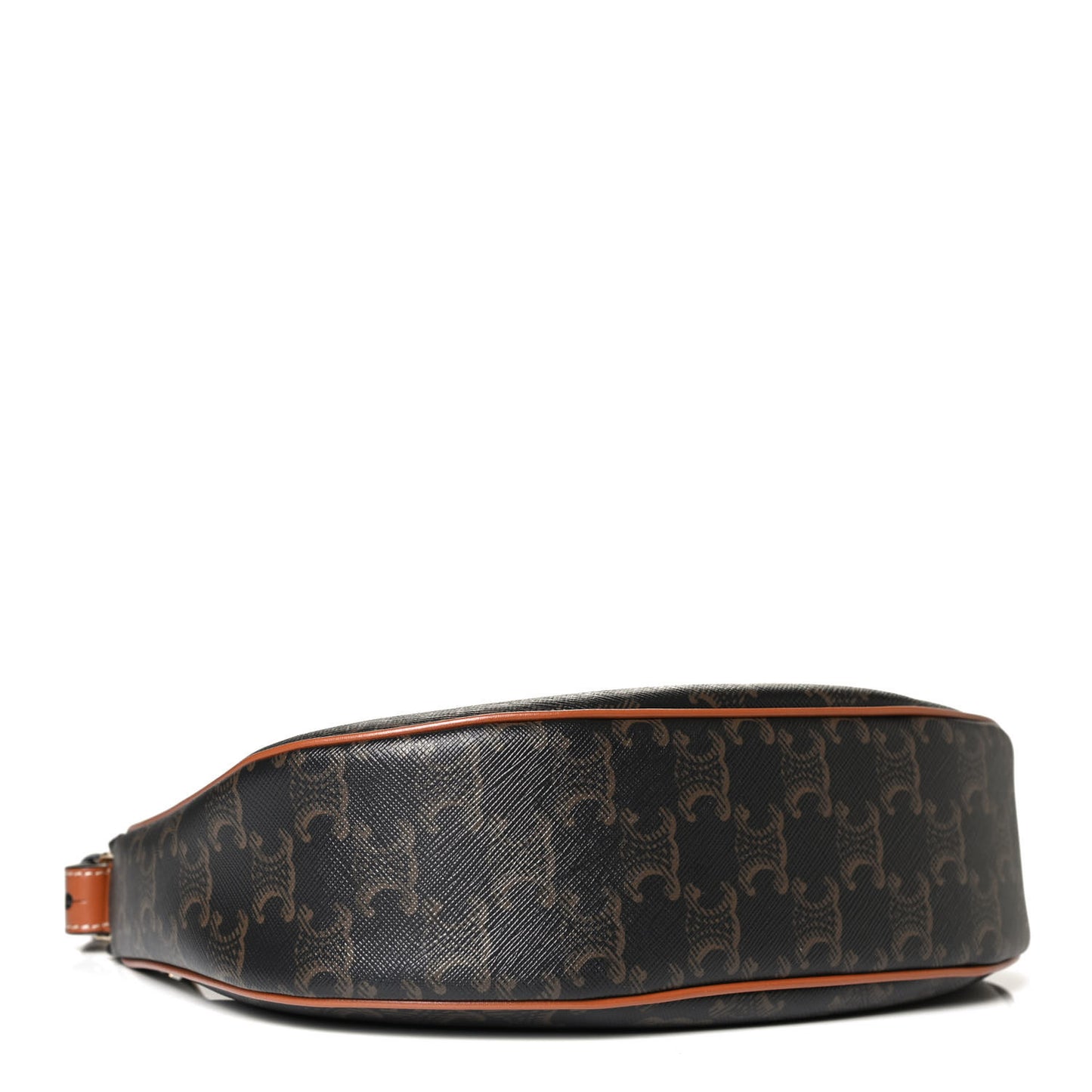 Triomphe Canvas Calfskin Ava Shoulder Bag Tan