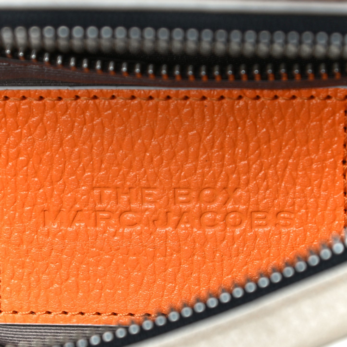 Calfskin The Box 20 Crossbody Orange