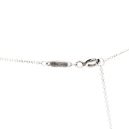 Tiffany Sterling Silver Large T Smile Pendant Necklace 4 of 5