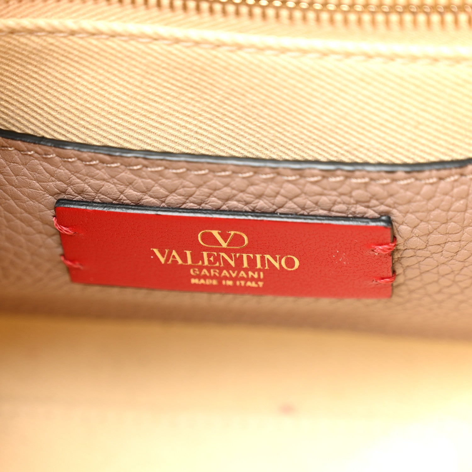Valentino Garavani Pebbled Calfskin Rockstud Bowling Bag Poudre 6 of 9