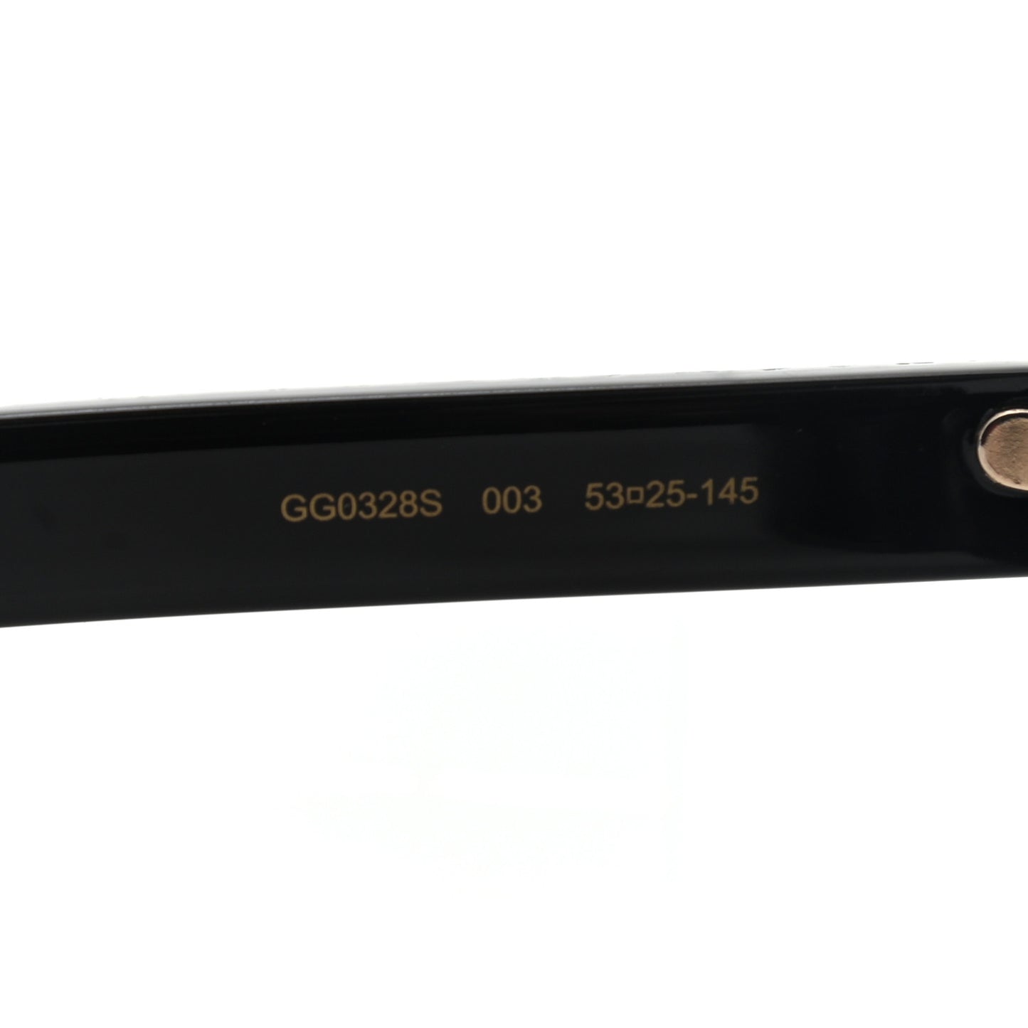 Acetate Oversize Stripe Sunglasses GG0328S Black Multi