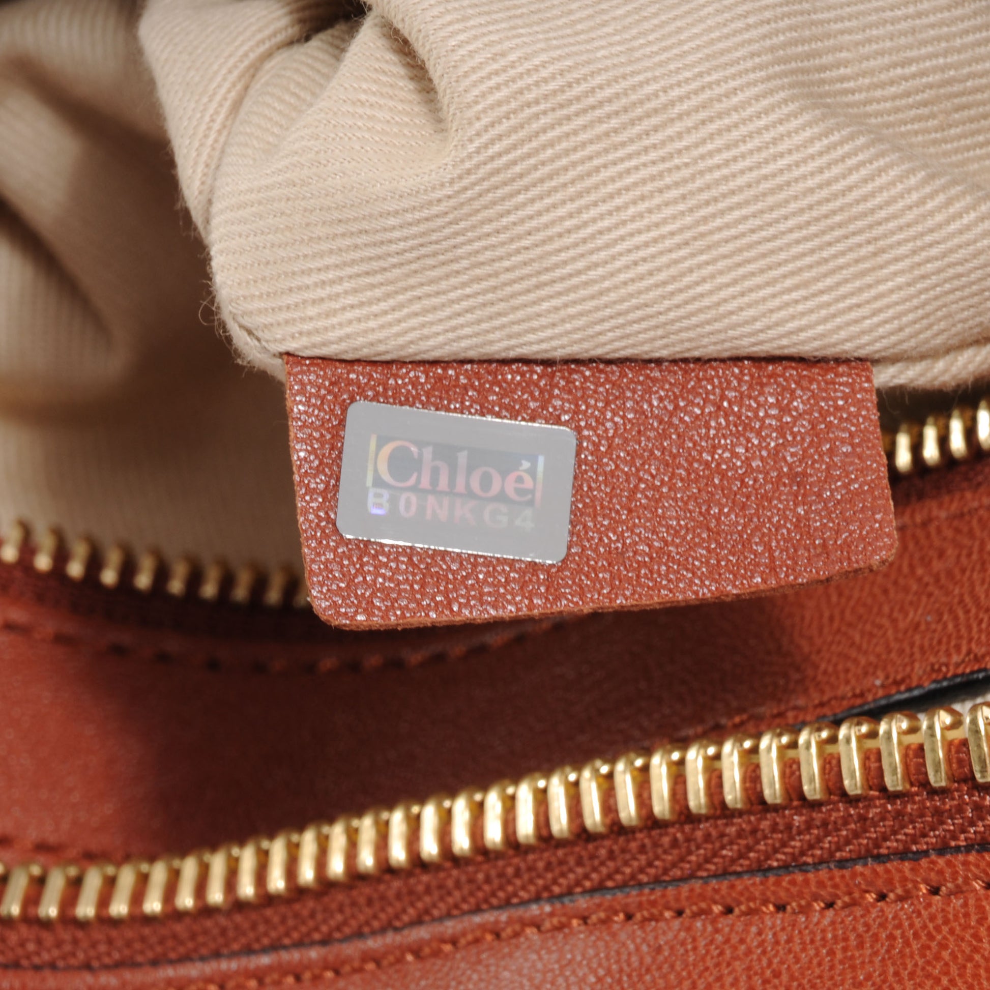 Chloe Leather Ethel Satchel Red Blush 9 of 9