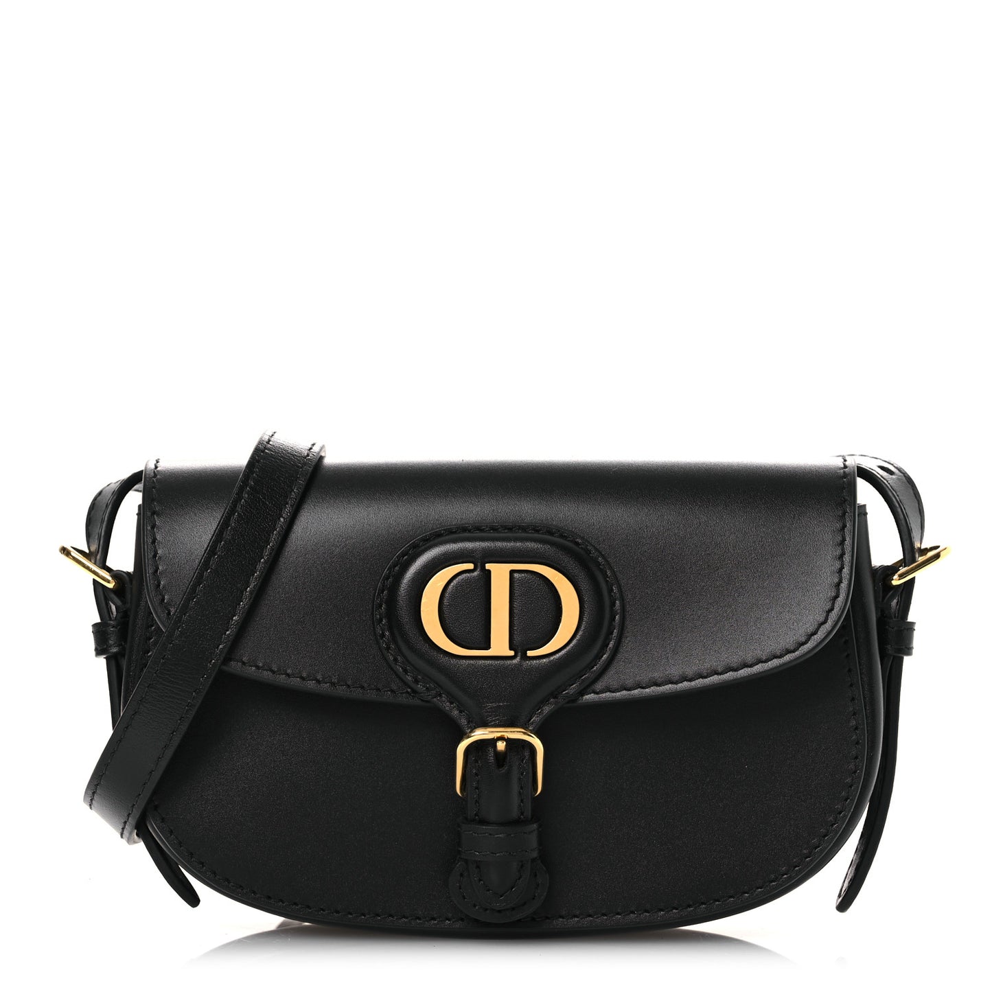 Box Calfskin Mini Bobby Bag Black