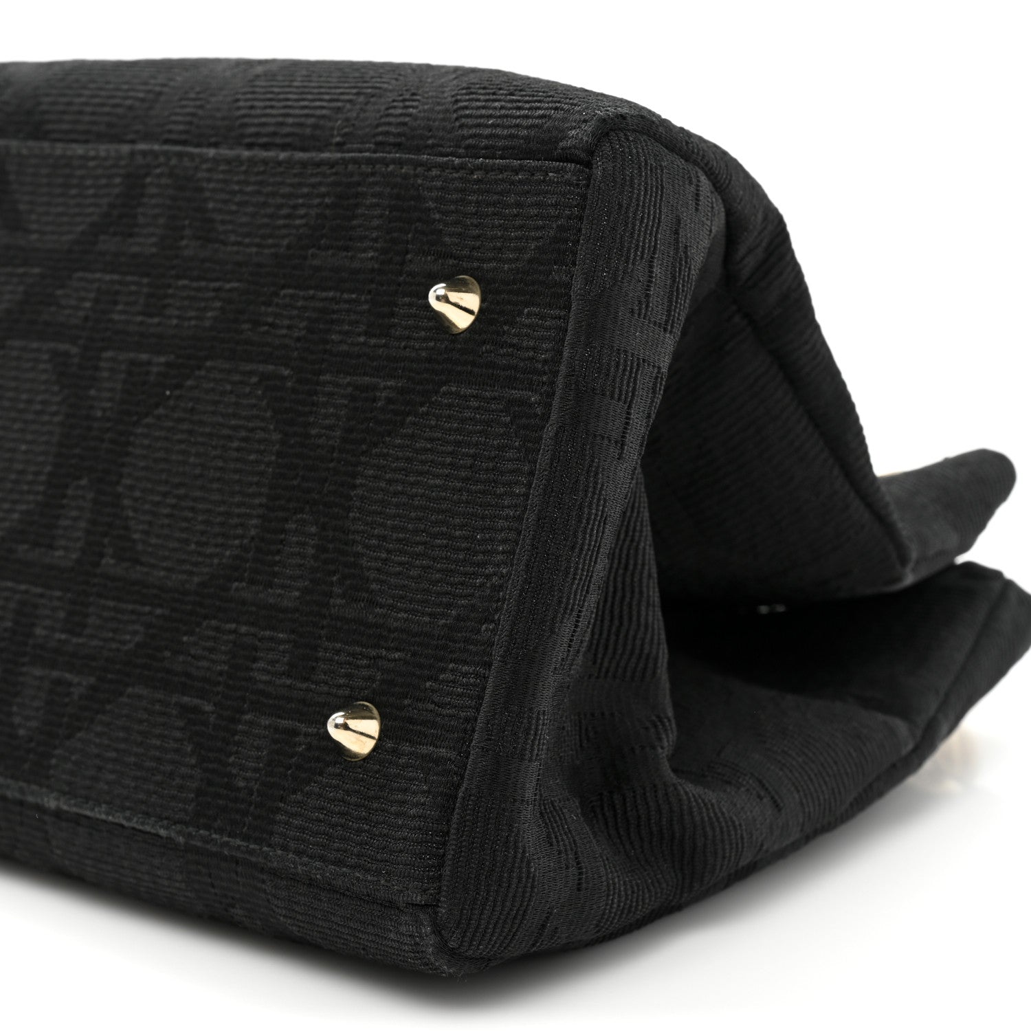 Christian Dior Canvas Cannage East West Tote Black 10 of 16