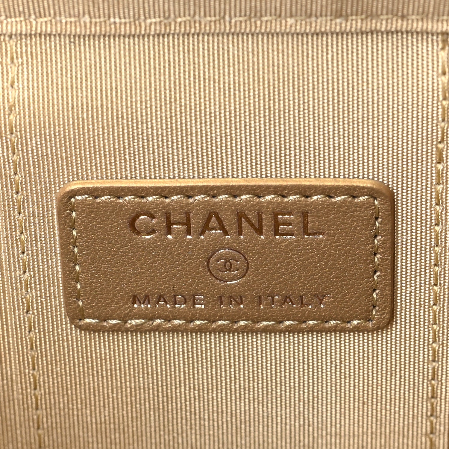 Chanel Lambskin Quilted Mini Pearl Crush Vanity Case With Chain Black 6 of 9