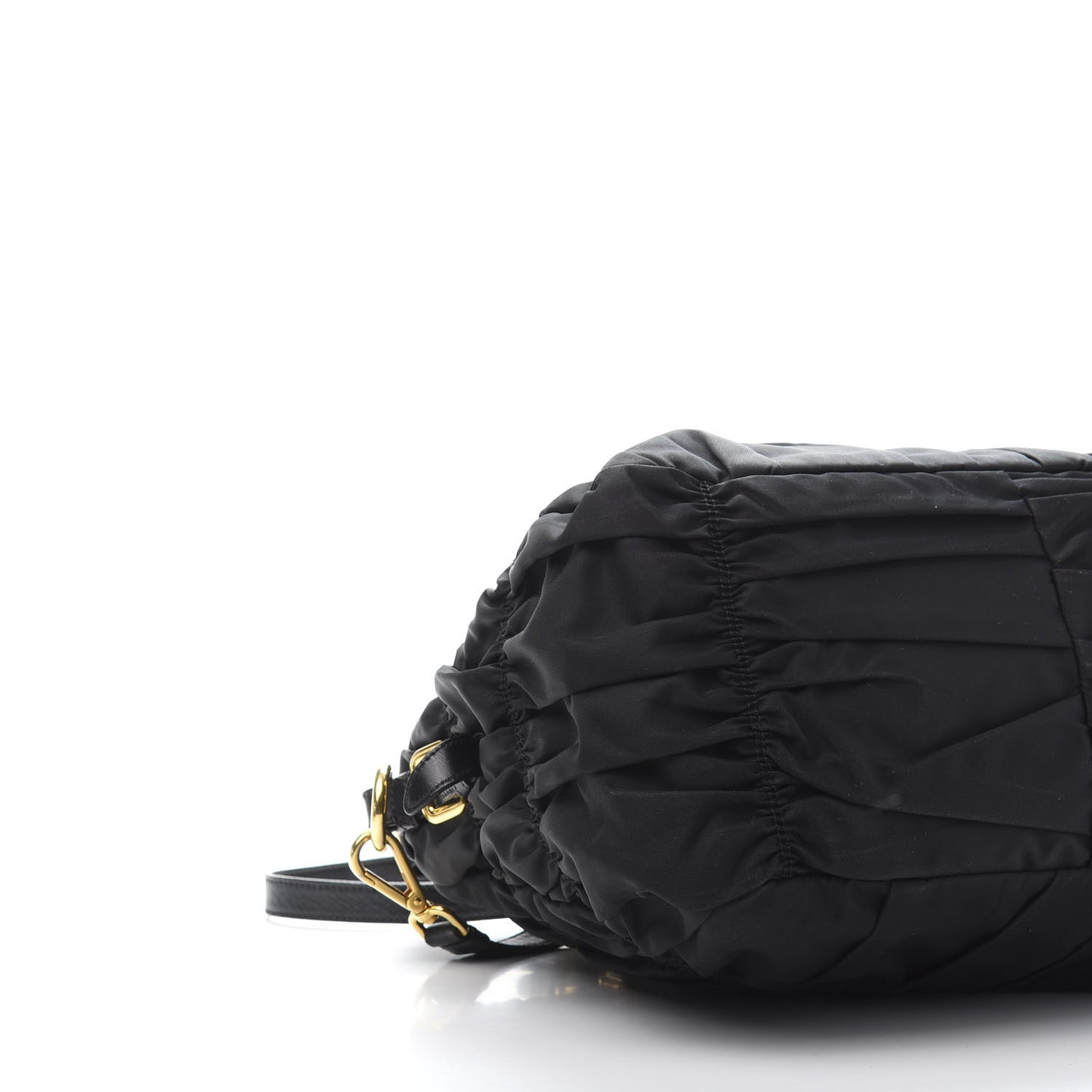 Tessuto Nylon Gaufre Tote Black