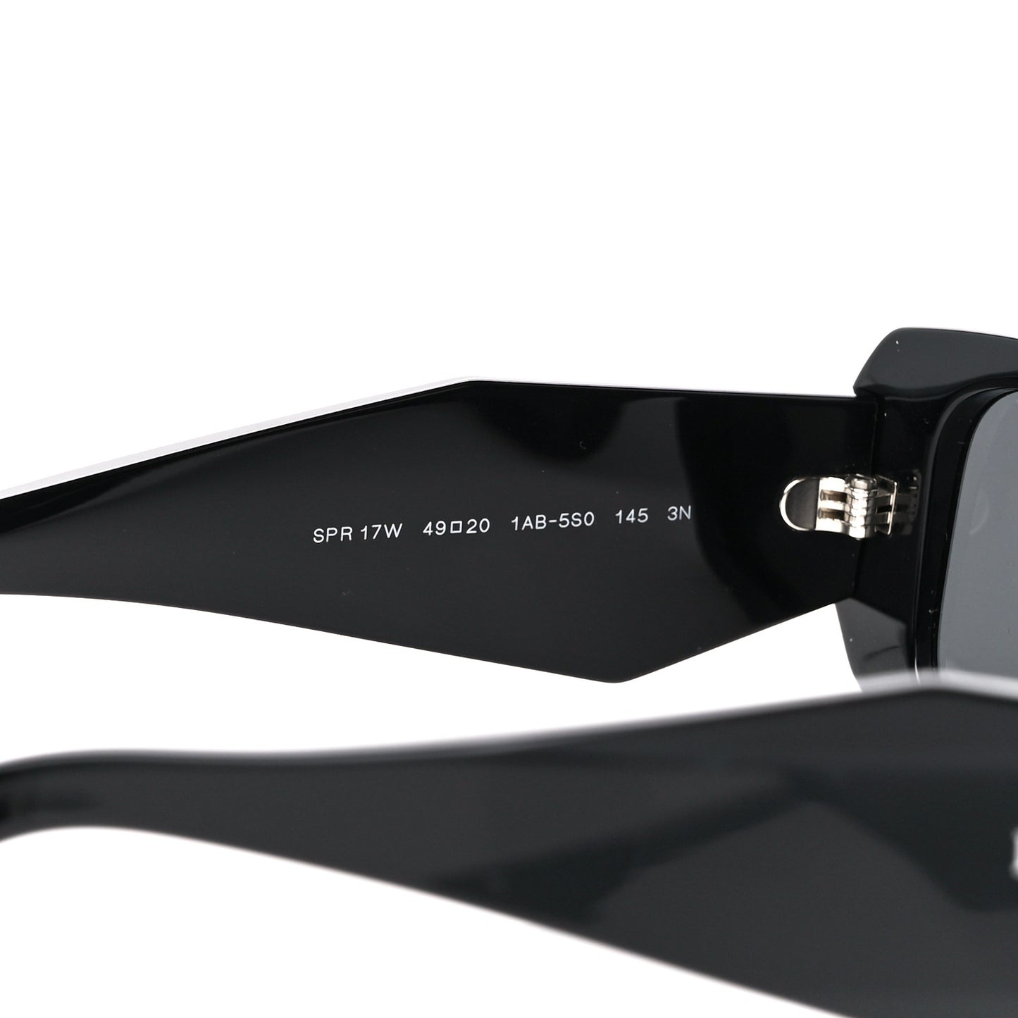Acetate Symbole Sunglasses SPR 17W Black