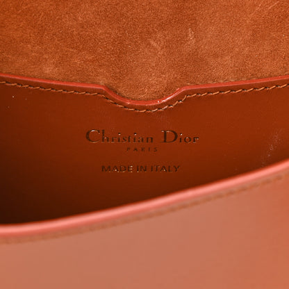 Christian Dior Box Calfskin Medium Bobby Flap Dark Tan 6 of 10