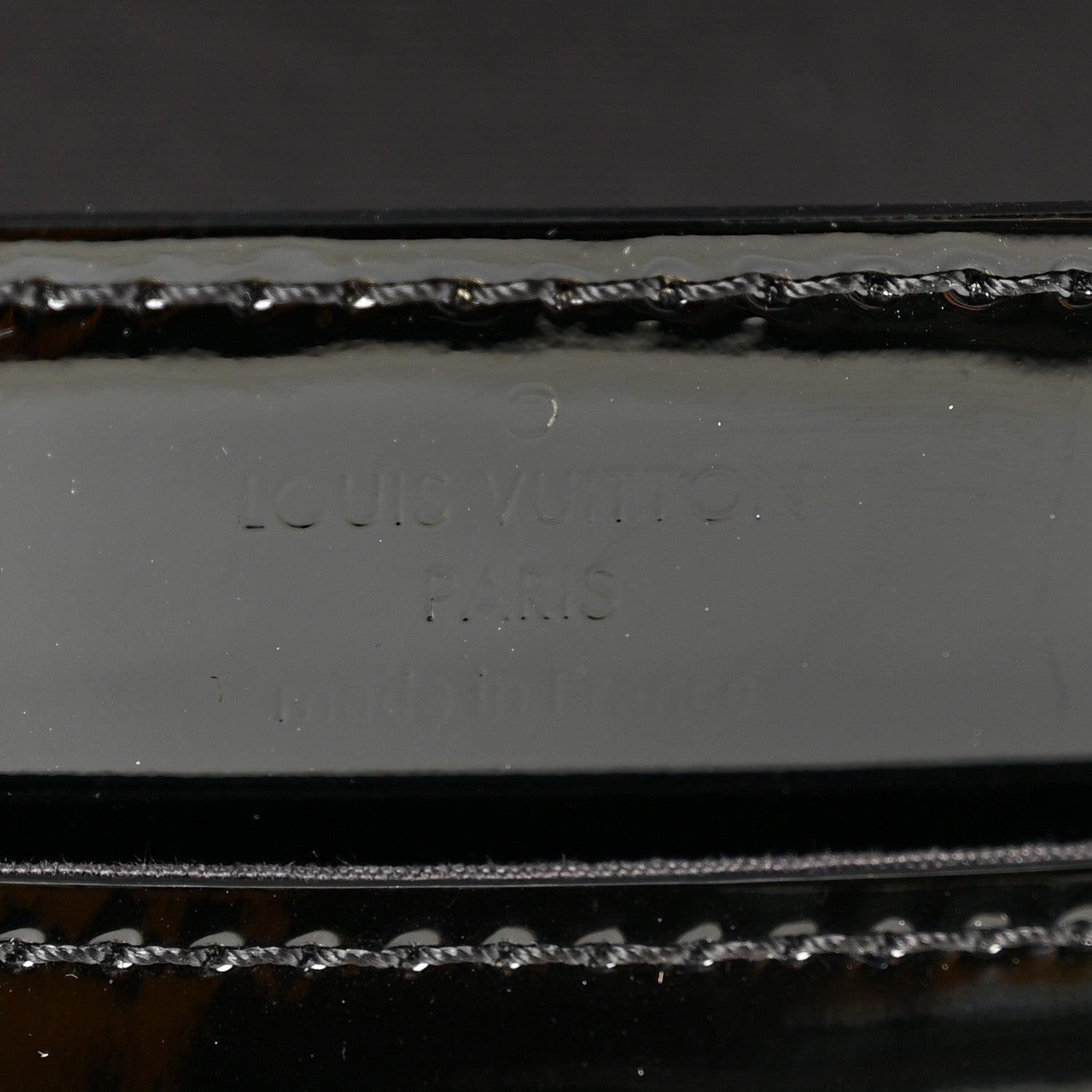 Louis Vuitton Patent Chain Louise MM Black 6 of 10