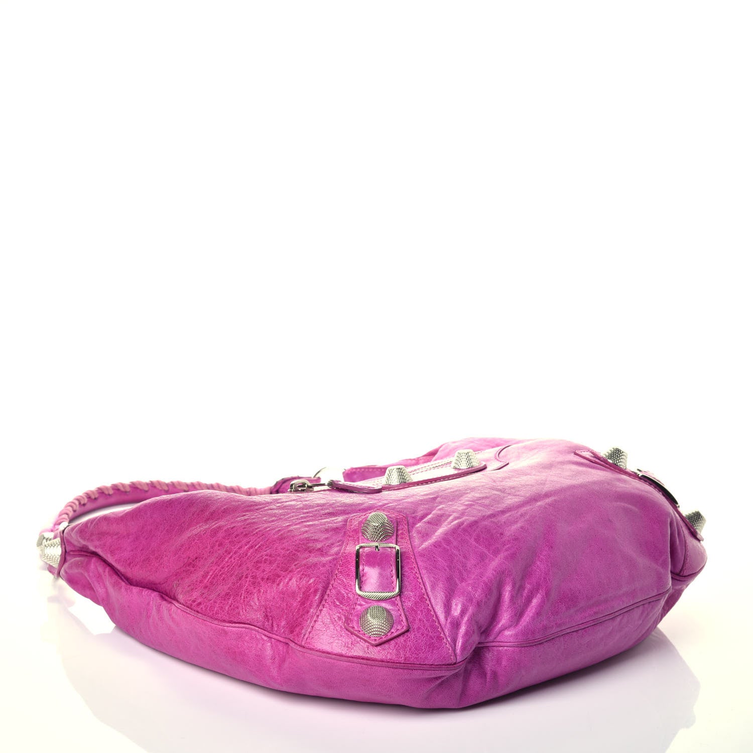 Balenciaga Agneau Giant 21 Silver Hardware Hobo Magenta 4 of 9