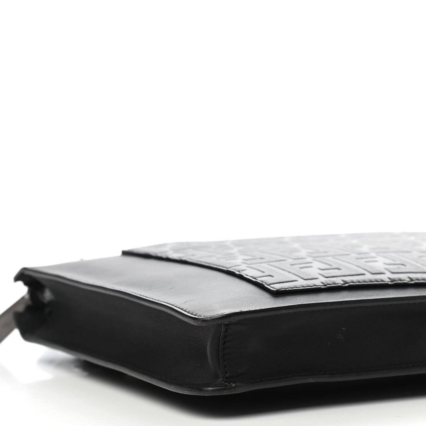 Vitello Century Grace FF Embossed Messenger Black