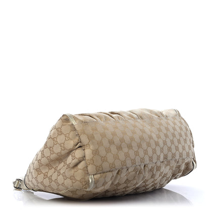 Gucci Monogram Large D Gold Hobo Gold 4 of 15