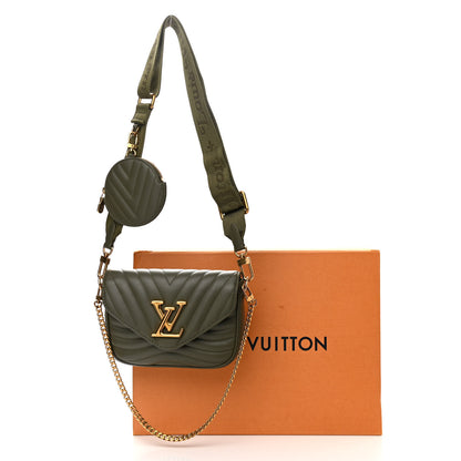 Louis Vuitton Calfskin New Wave Multi Pochette Kaki 12 of 12