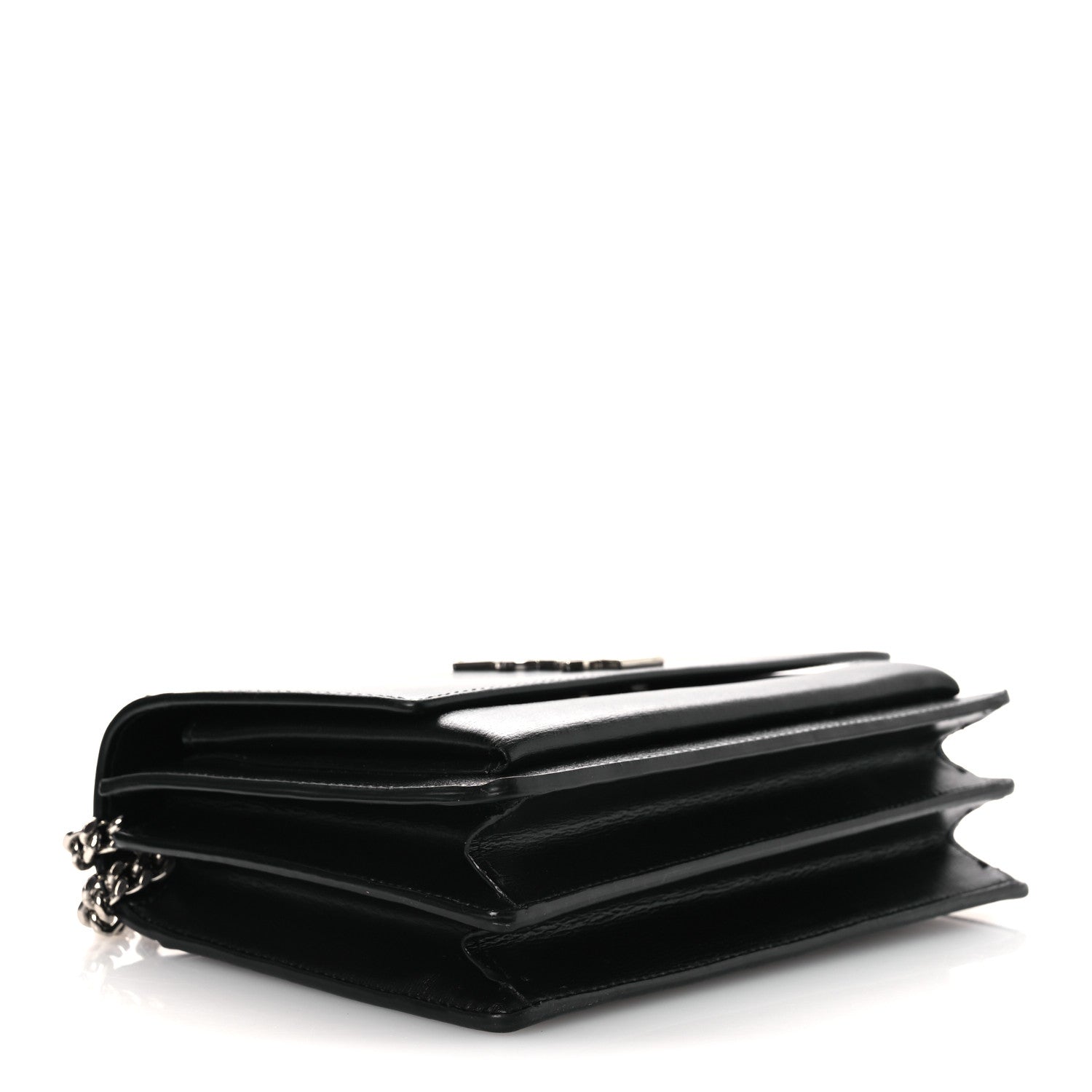 Saint Laurent Calfskin Medium Monogram Sunset Black Sunset Black 4 of 11