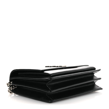 Saint Laurent Calfskin Medium Monogram Sunset Black Sunset Black 4 of 11
