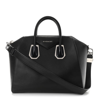 Givenchy Sugar Goatskin Kenya Metal Medium Antigona Black 1 of 13