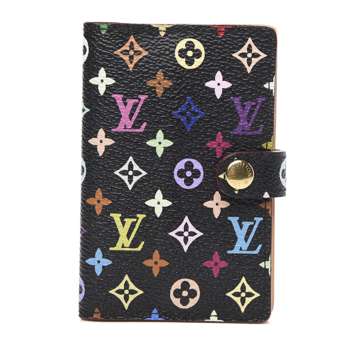 Monogram Multicolor Carnet de Bal Mini Agenda Cover Black