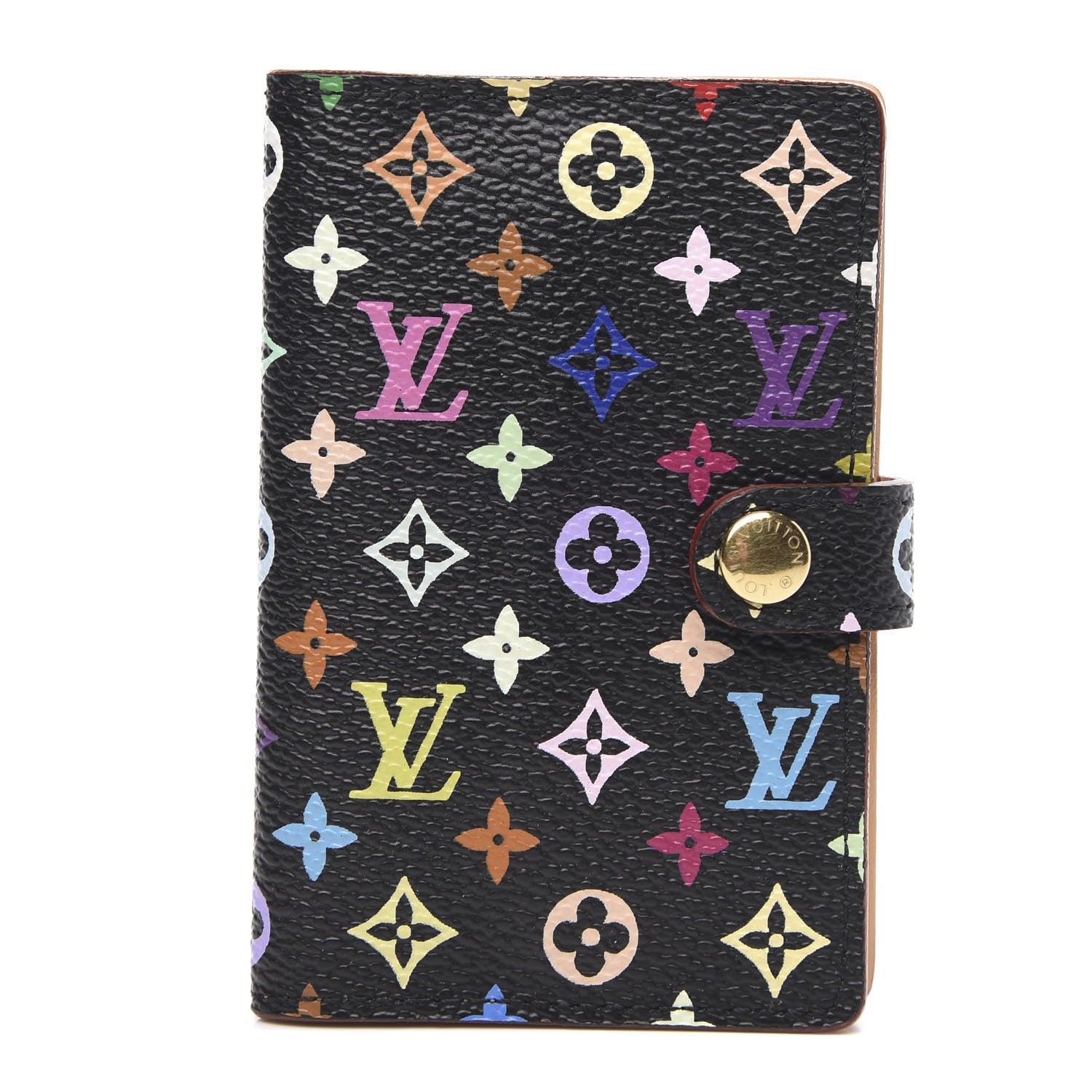 Louis Vuitton Monogram Multicolor Carnet de Bal Mini Agenda Cover Black 1 of 7