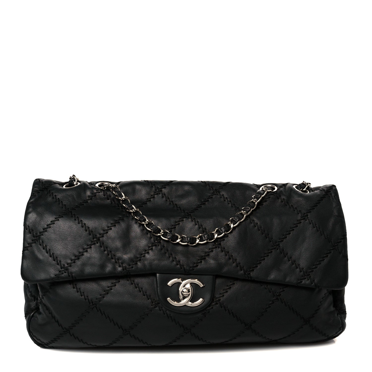 Chanel Lambskin Ultimate Stitch Maxi Flap Black 1 of 11