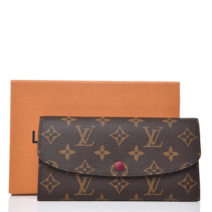 Louis Vuitton Monogram Emilie Wallet Fuchsia 8 of 8