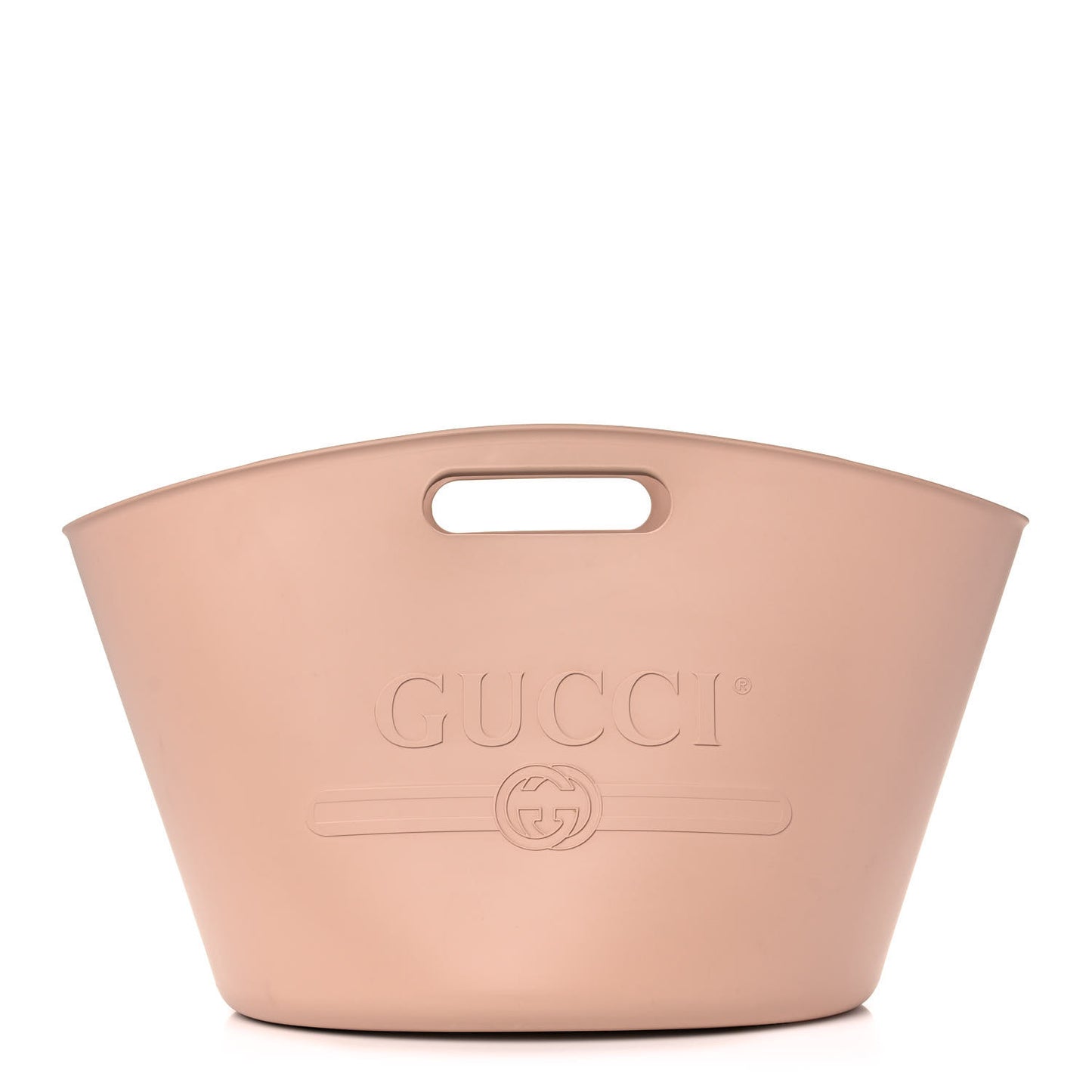 Rubber Oversized Logo Tote Rosa