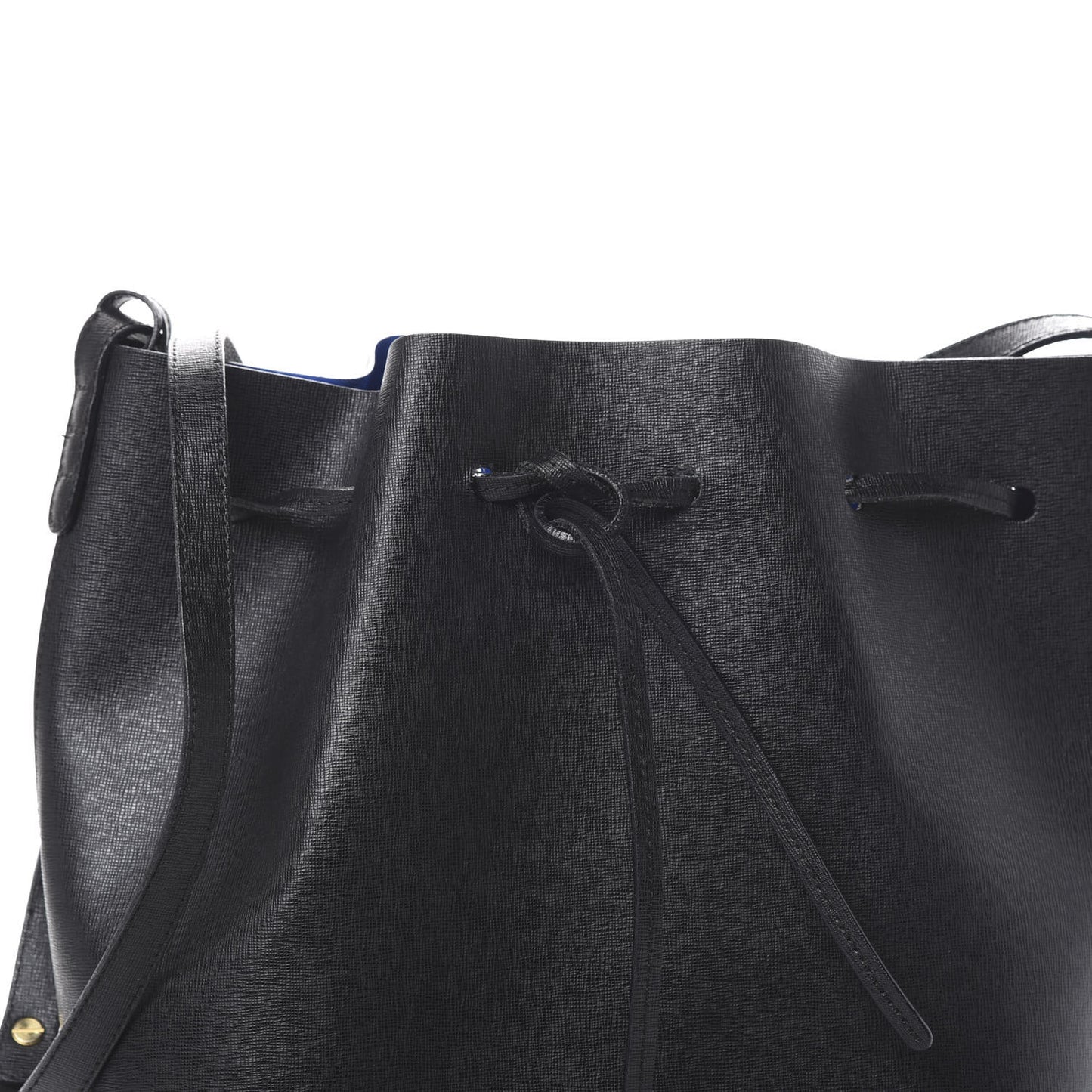 Saffiano Bucket Bag Black Royal