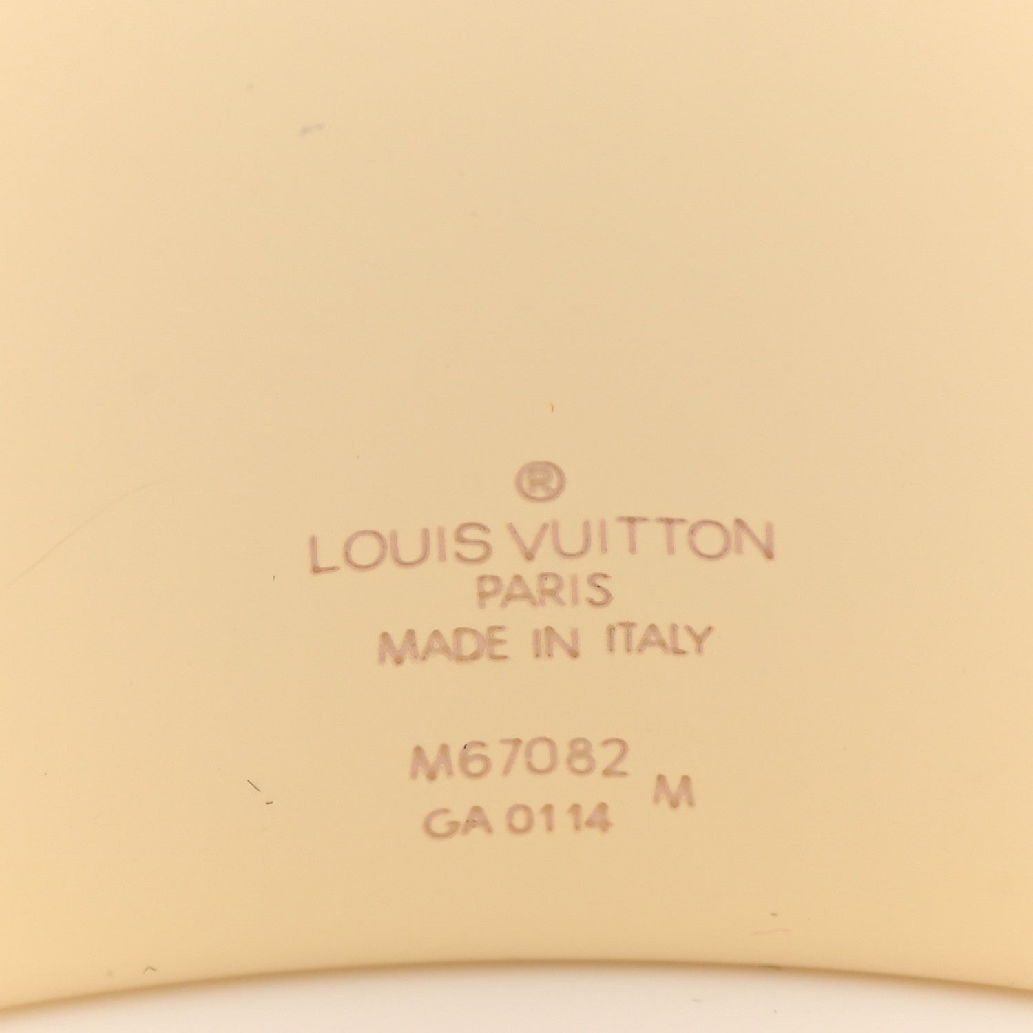Louis Vuitton Resin Crystal Over The Rainbow Cuff M White 4 of 4