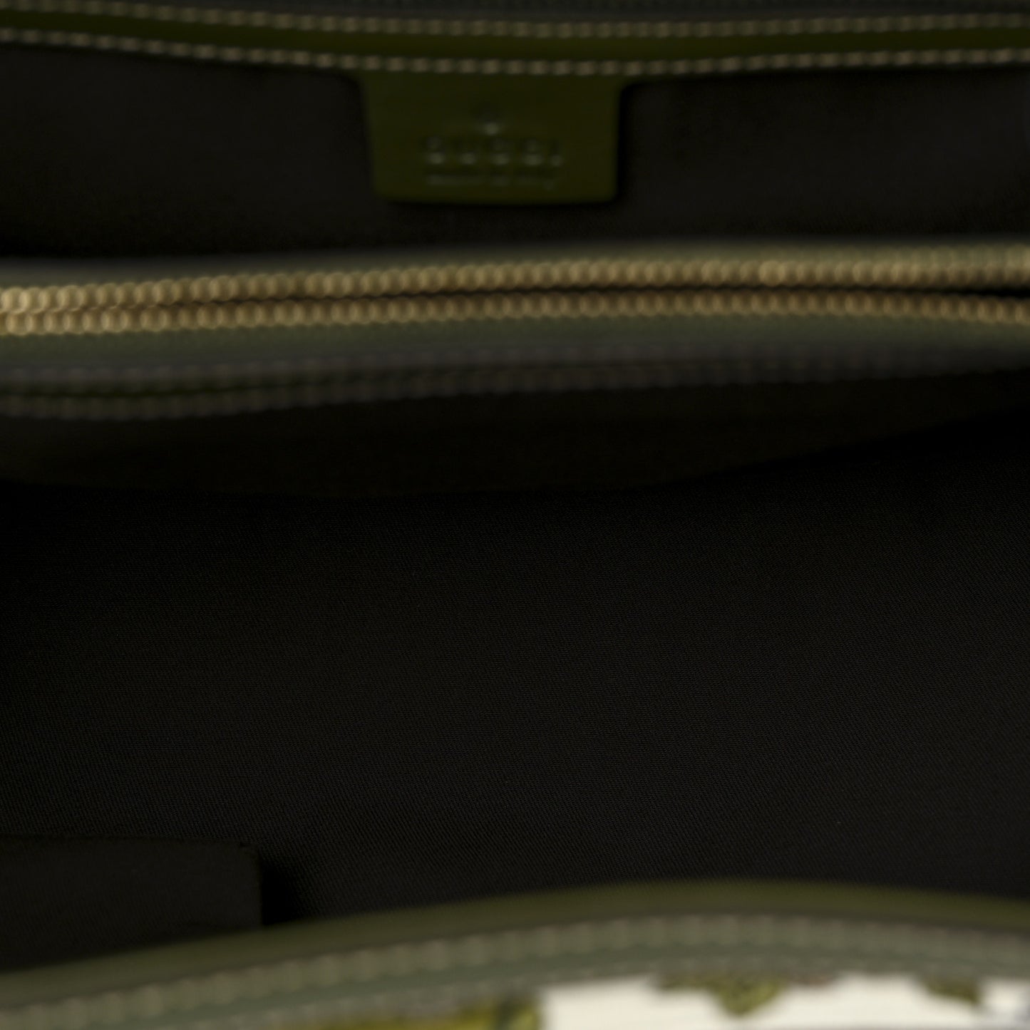 Velvet Calfskin Floral Hobo Green Multicolor
