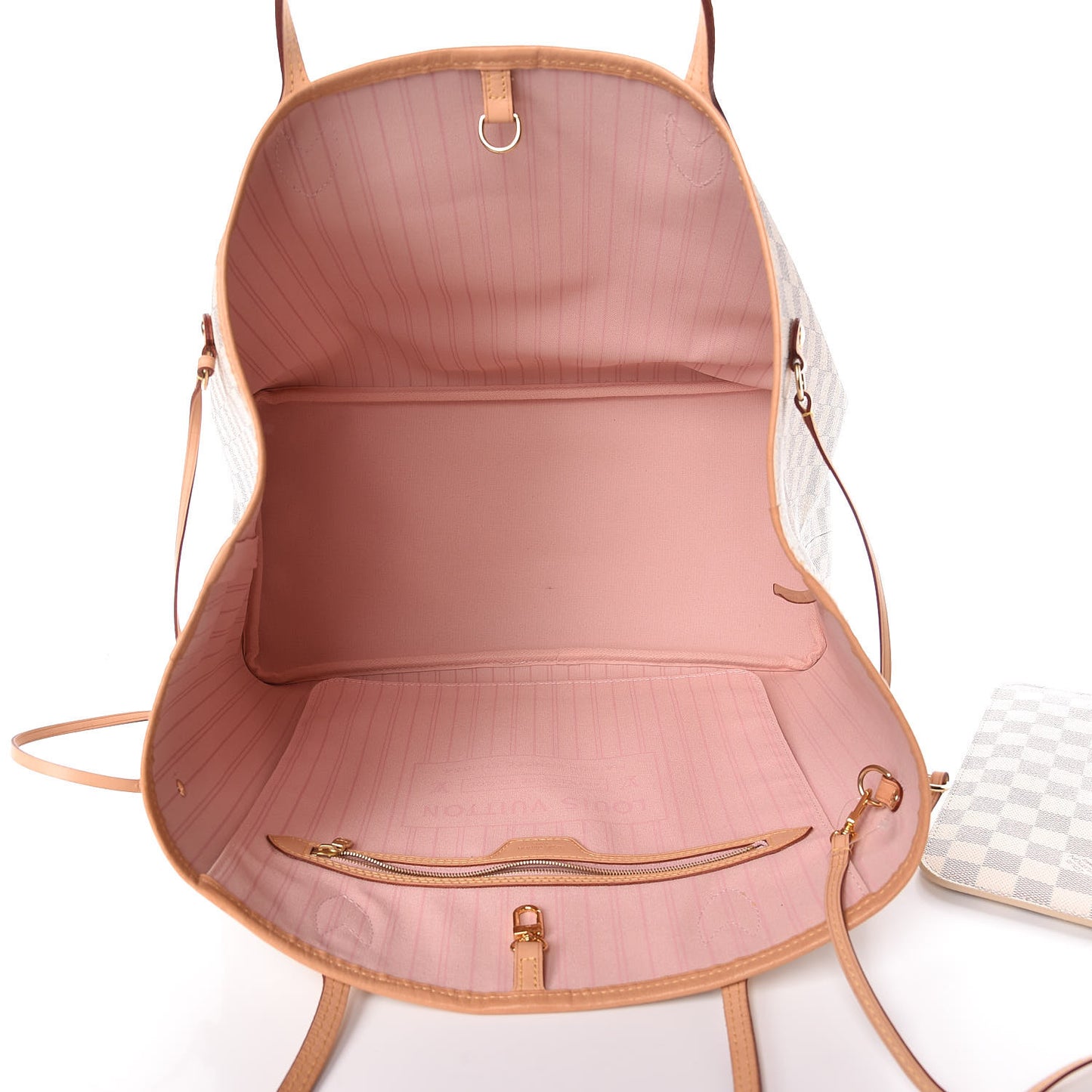 Damier Azur Neo Neverfull GM Rose Ballerine