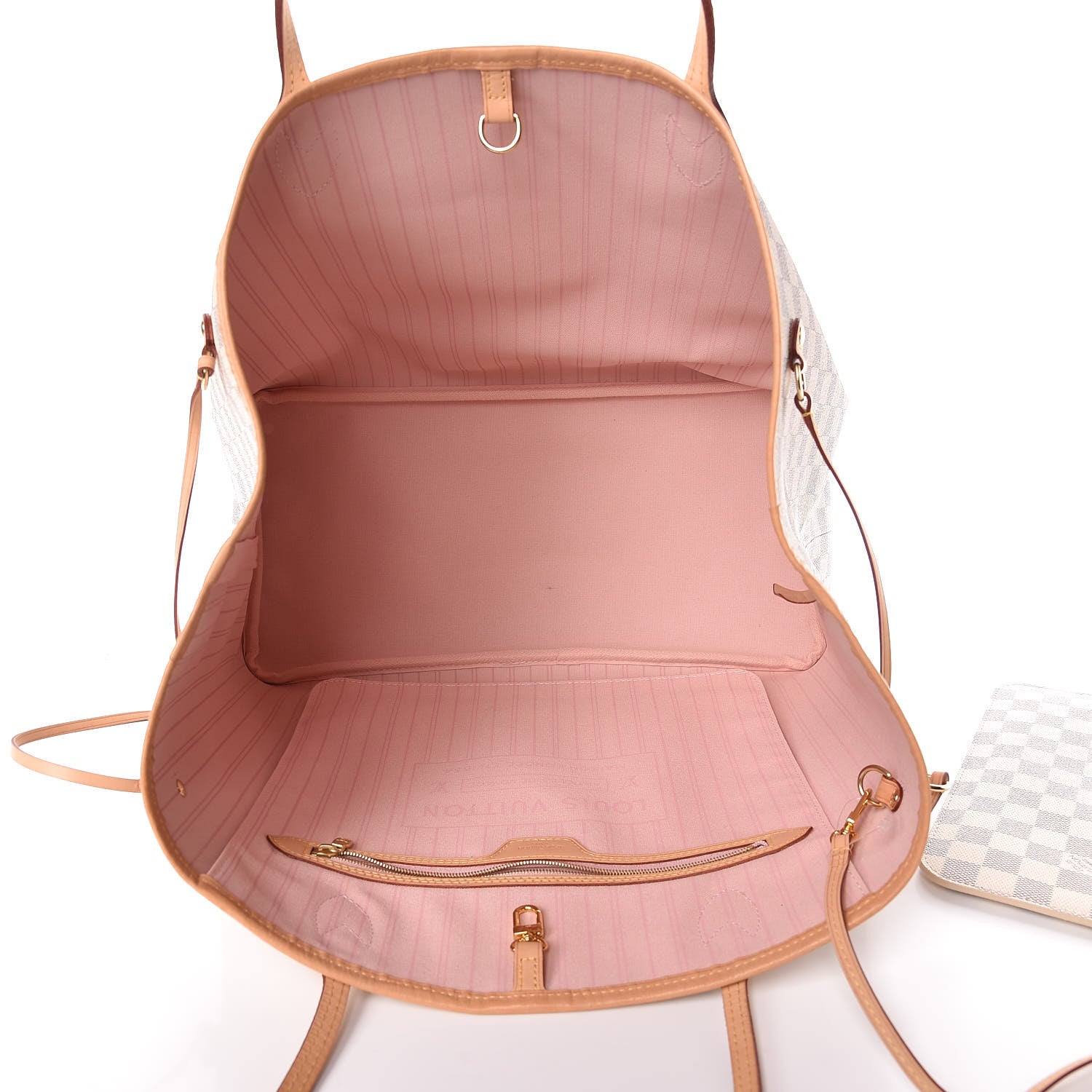 Louis Vuitton Damier Azur Neo Neverfull GM Rose Ballerine 6 of 18
