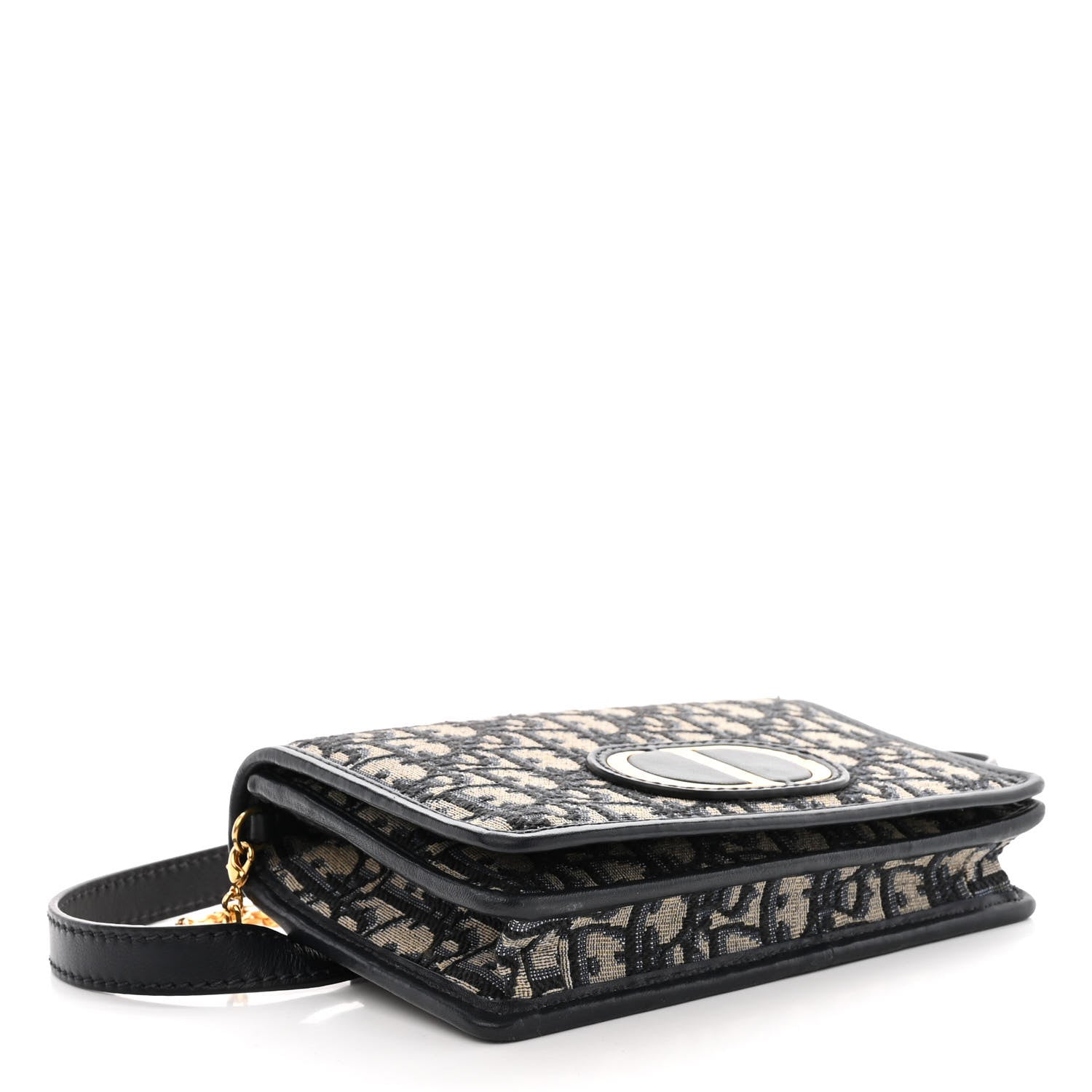 Christian Dior Oblique 30 Montaigne 2-In-1 Pouch Blue 4 of 11