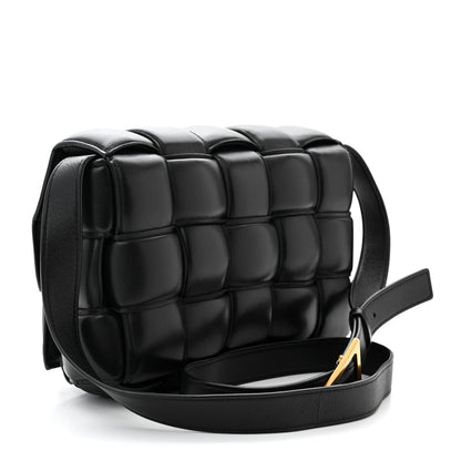 Bottega Veneta Nappa Maxi Intreccio Padded Cassette Crossbody Bag Black 3 of 10