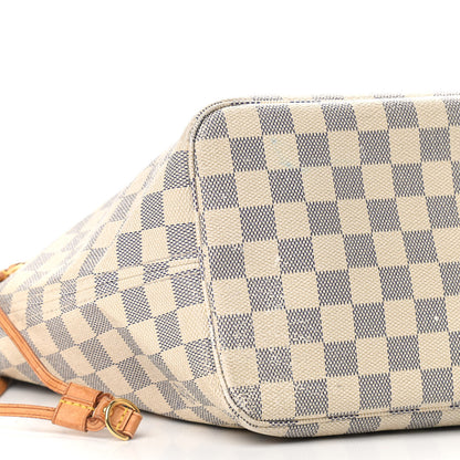 Louis Vuitton Damier Azur Neverfull MM 19 of 20