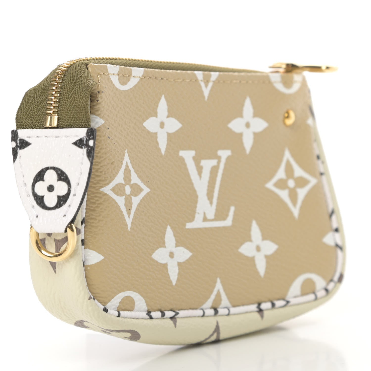 Louis Vuitton Monogram Giant Micro Pochette Accessories Kaki White 3 of 8