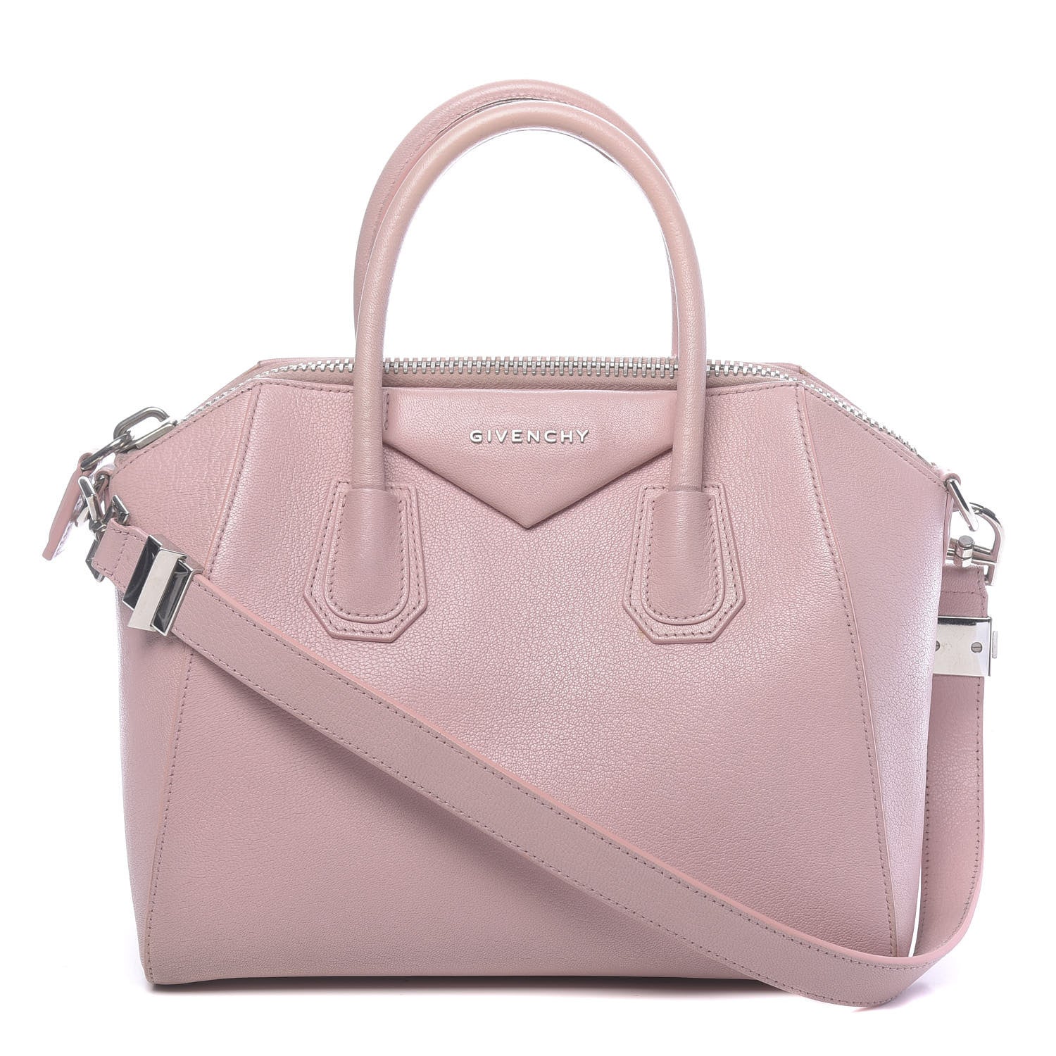 Givenchy Sugar Goatskin Small Antigona Pale Pink 1 of 24