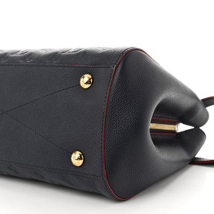 Louis Vuitton Empreinte Montaigne MM Marine Rouge 10 of 12