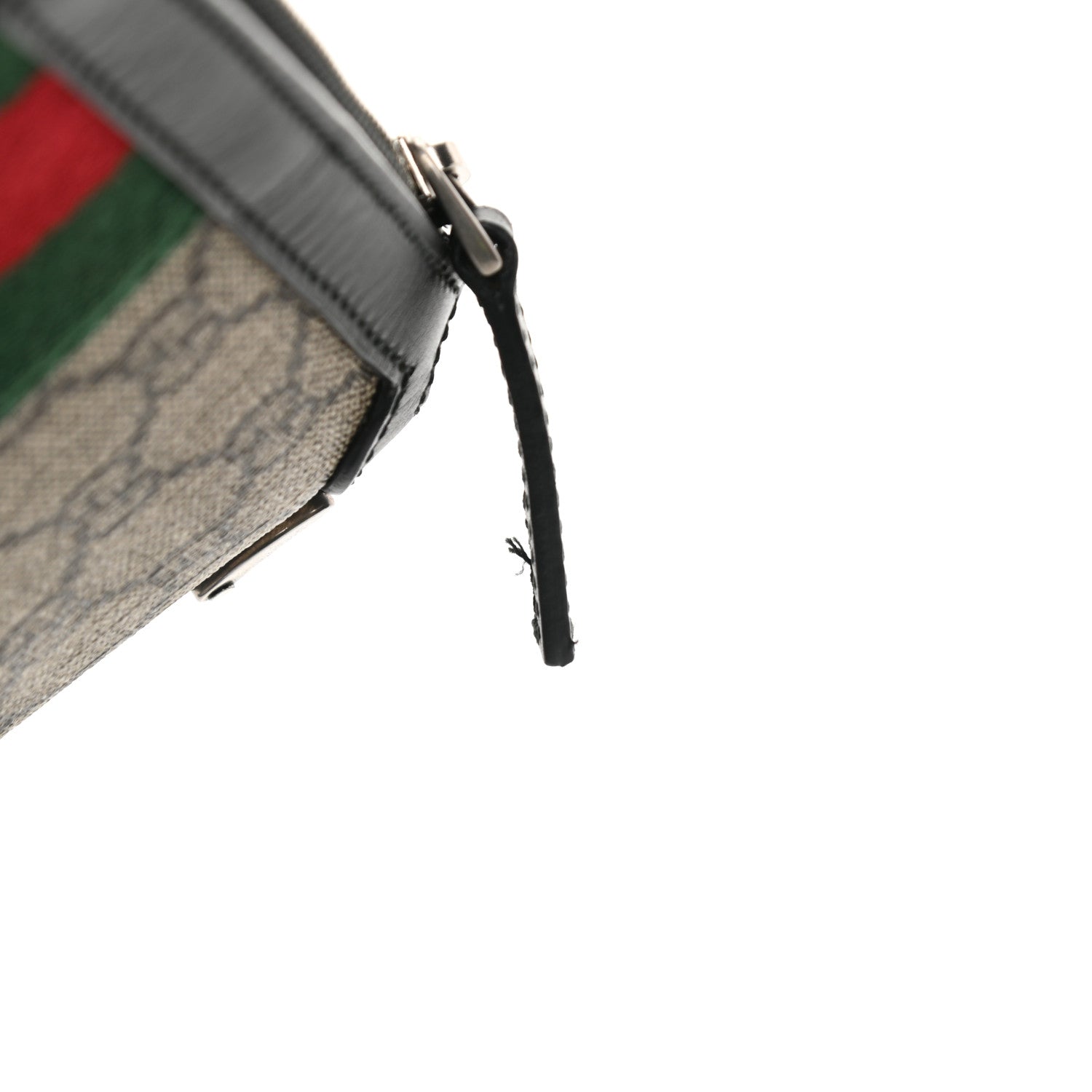 Gucci GG Supreme Monogram Web Messenger Bag Black 14 of 14