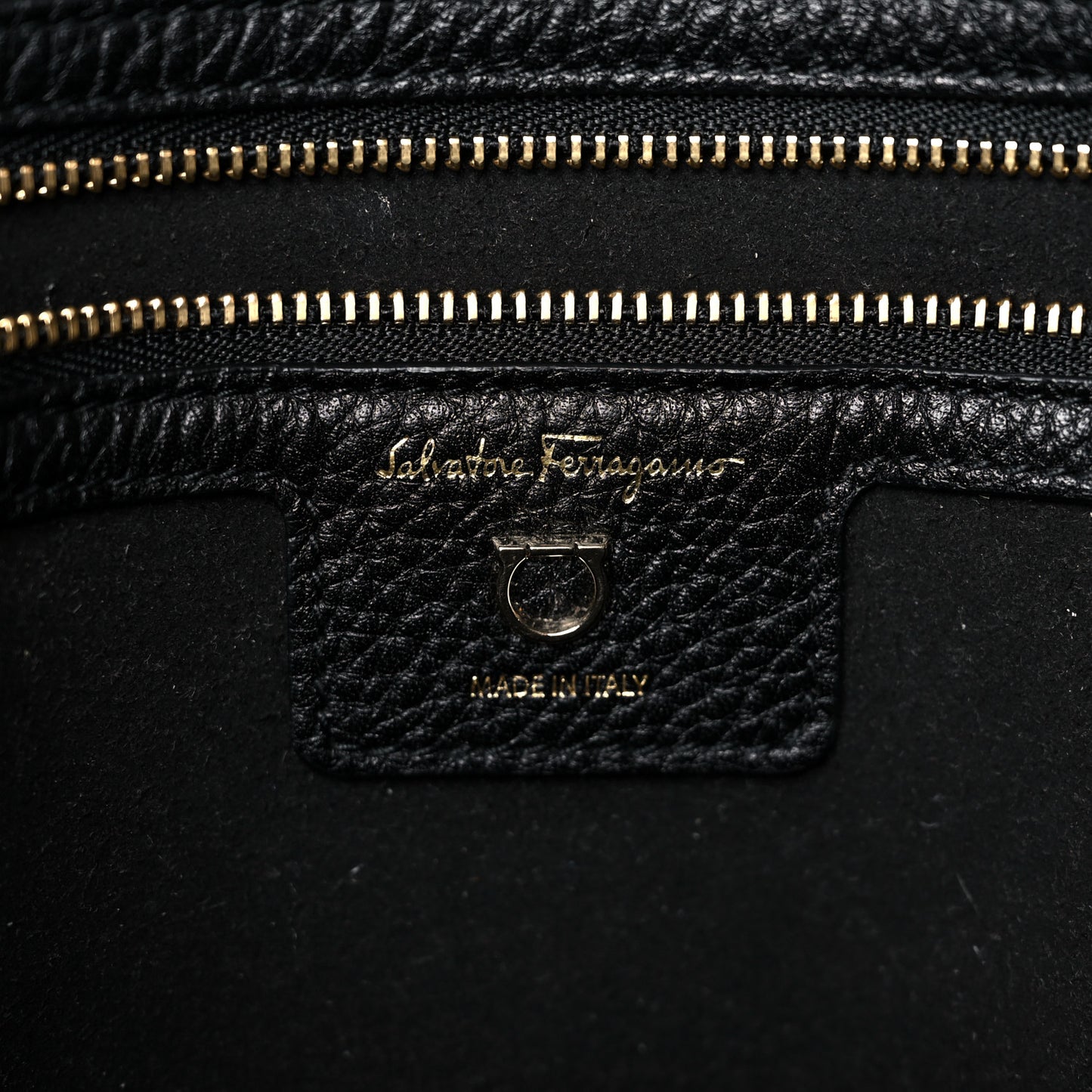 Calfskin Tri-Color Studio Tote Dune Bone Black