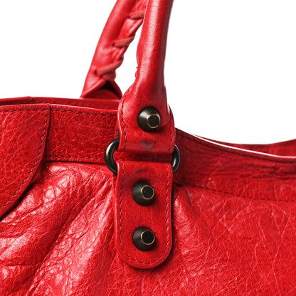 Balenciaga Agneau Classic Hardware City Rouge Coquelicot 19 of 29